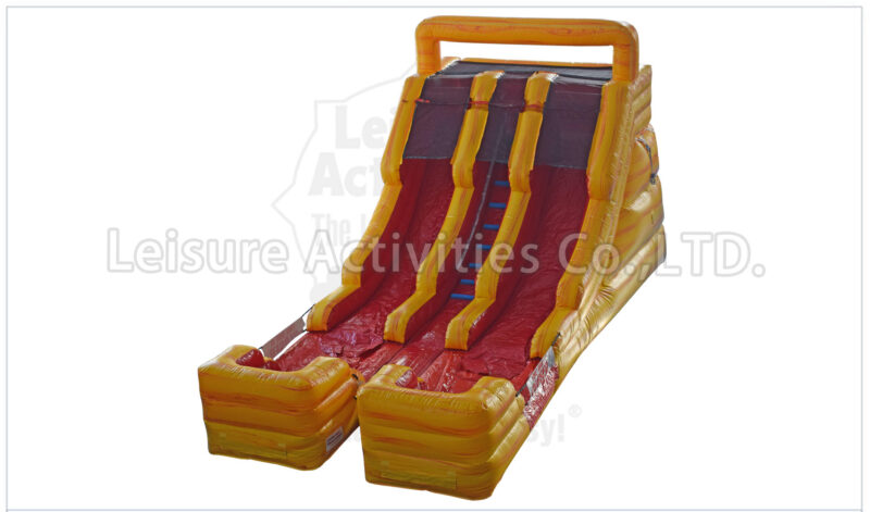 15ft double lane water slide marble red sl (copy)
