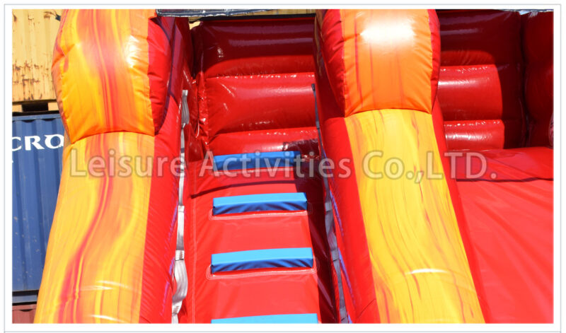 15ft single lane water slide marble red sl (copy)