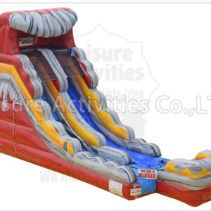 16ft volcano double lane water slide marble red sl (copy)