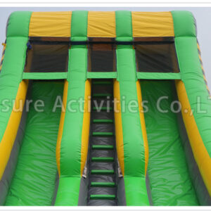 18ft double lane water slide caution sl