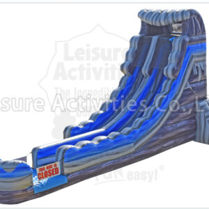 20ft wave single lane water slide marble blue sl (copy)