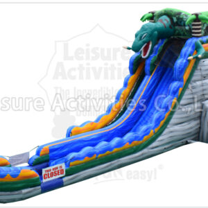 22ft single lane water slide jurassic rpl