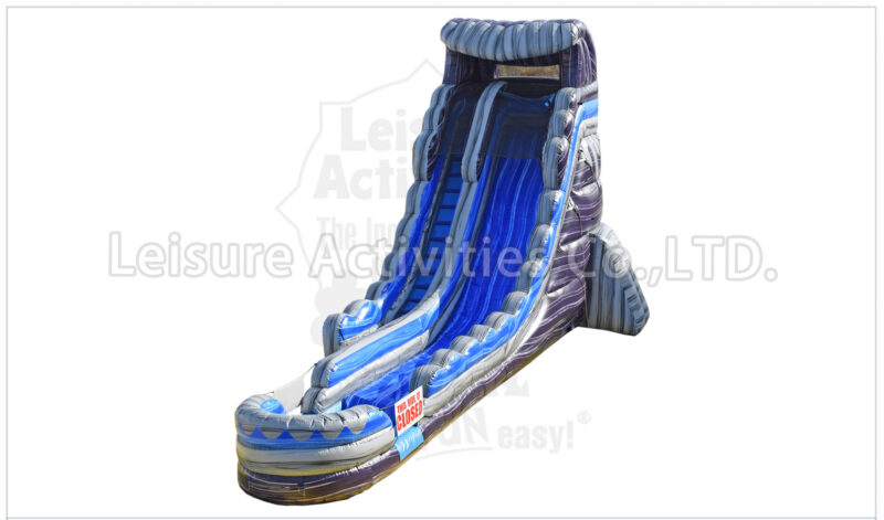 22ft wave single lane water slide marble blue ii rpl (copy)