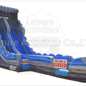 22ft wave single lane water slide marble blue ii rpl (copy)