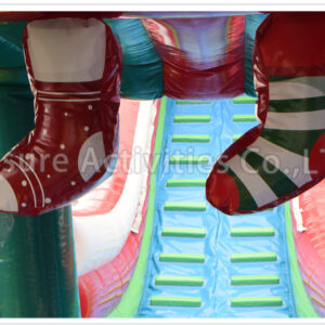 23ft christmas double lane tubing slide