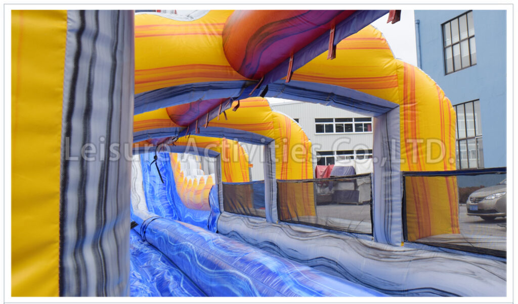 40ft Volcano Double Lane Slip N Slide-PL - Leisure Activities USA