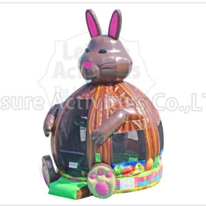chocolate bunny bounce house