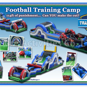 football training camp challenge obstacle course