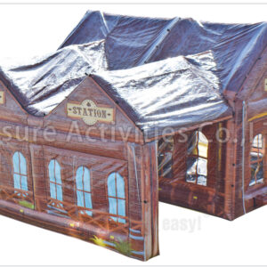 inflatable train depot station ii