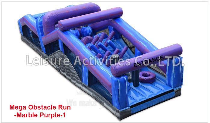 mega obstacle run marble purple