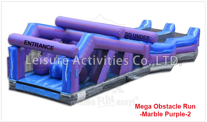 mega obstacle run marble purple