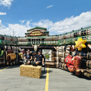 western selfie station