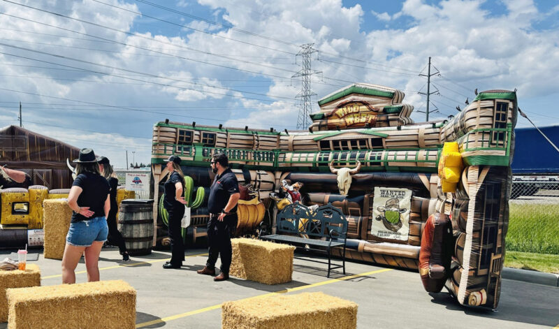 western selfie station