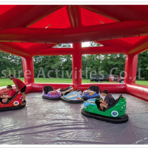 carnival themed bumper car arena