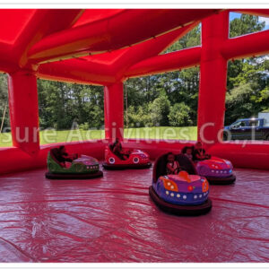carnival themed bumper car arena