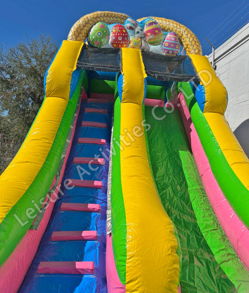 16ft easter basket dry slide