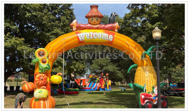 pumpkin arch