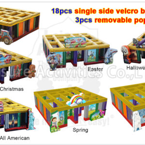 22ft hybrid maze artworks 18pcs single side (price per set per theme)