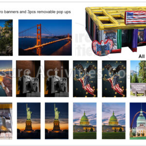 22ft hybrid maze artworks 18pcs single side (price per set per theme)