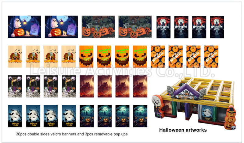 22ft hybrid maze artworks 18pcs single side (price per set per theme)