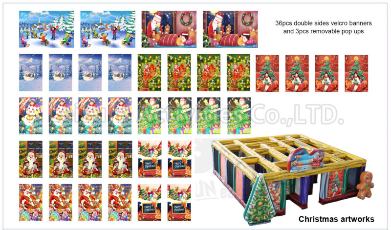 22ft hybrid maze artworks 18pcs single side (price per set per theme)
