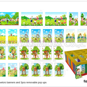 22ft hybrid maze artworks 18pcs single side (price per set per theme)