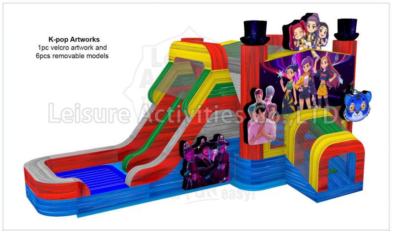 hybrid double lane combo wet/dry artworks / each set