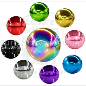16'' dia. sealed air mirror ball (1 set 9 colors with pump)
