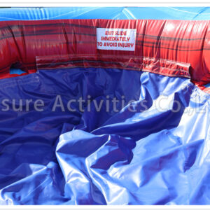 18ft red blue single lane water slide ripl