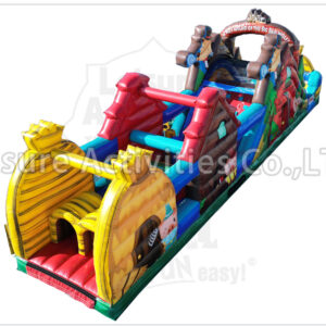 three little pigs obstacle wet/dry