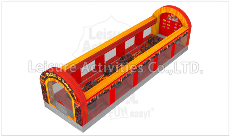 36ft floor is lava fun runners obstacle course