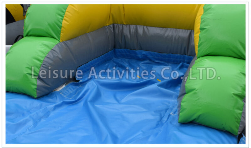 15ft double lane water slide caution sl
