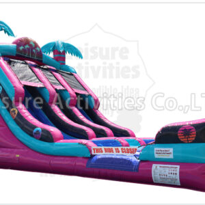 16ft double lane water slide palm beach sl