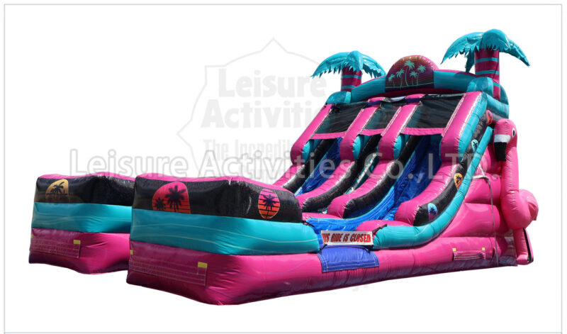 16ft double lane water slide palm beach sl