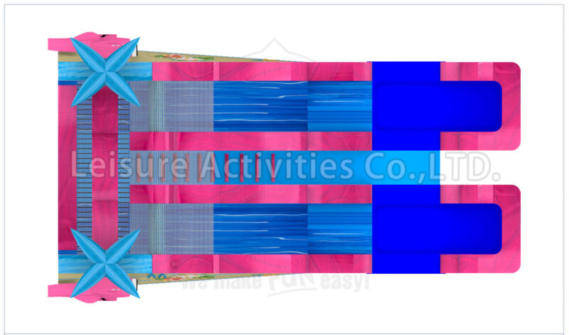 16ft double lane water slide phoebe's flamingo oasis sl