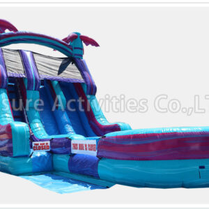 18ft magical vibes double lane water slide ripl