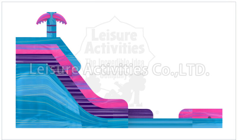 18ft magical vibes double lane water slide ripl