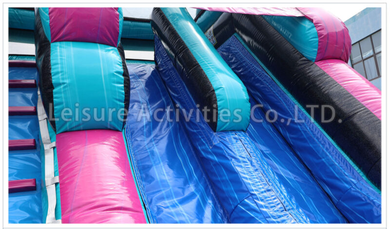 19ft double lane water slide palm beach ripl