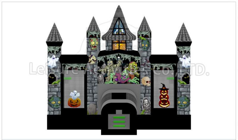 halloween bounce house combo