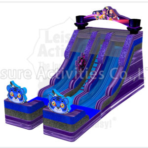 16ft double lane water slide k pop sl