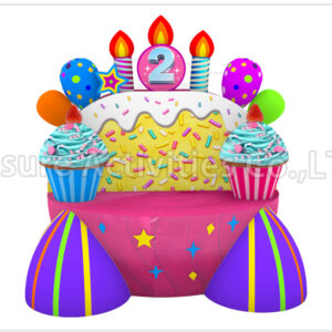 magenta birthday throne