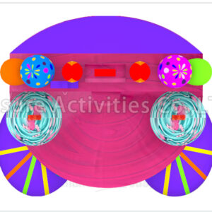 magenta birthday throne
