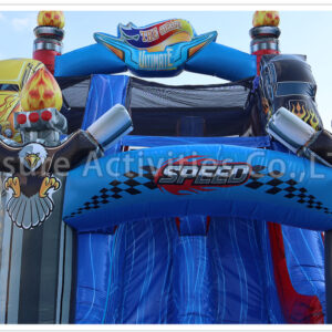 18ft garage double lane water slide ripl (max height 19ft)