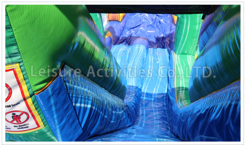 18ft rainforest double lane water slide ripl (max height 19ft)