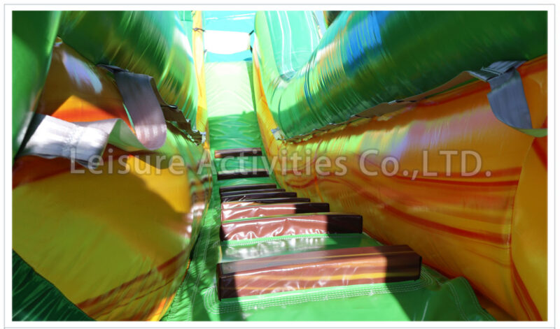 18ft rainforest double lane water slide ripl (max height 19ft)