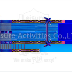 22ft double lane water slide miami nights sl