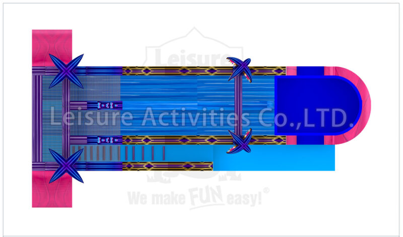 22ft double lane water slide miami nights sl
