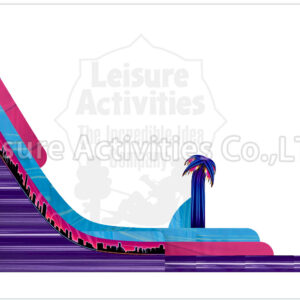 22ft double lane water slide miami nights sl