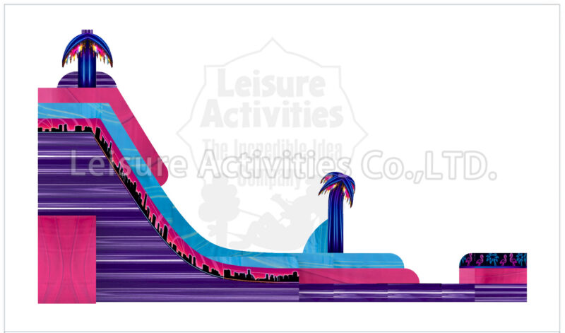 22ft double lane water slide miami nights sl