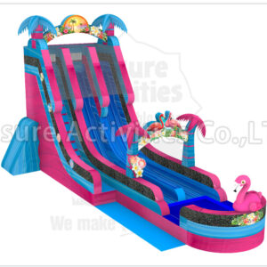 22ft double lane water slide palm beach sl